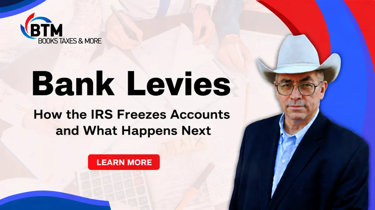 Bank Levies: How the IRS Freezes Accounts and What Happens Next