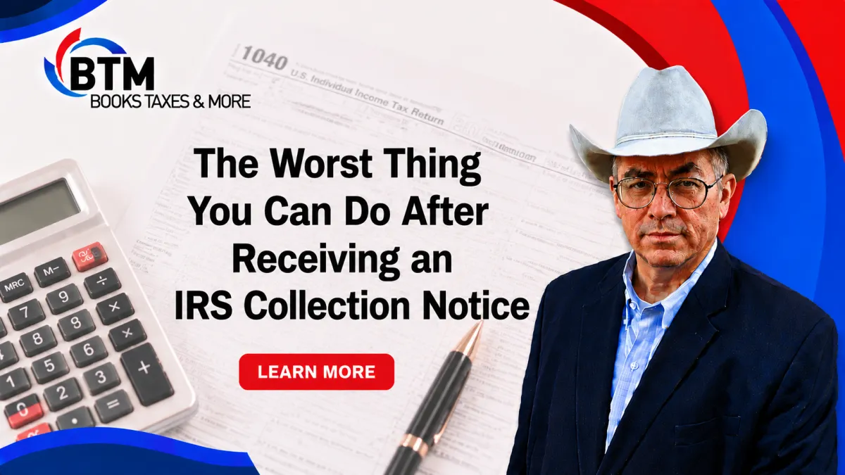 The Worst Thing You Can Do After Receiving an IRS Collection Notice