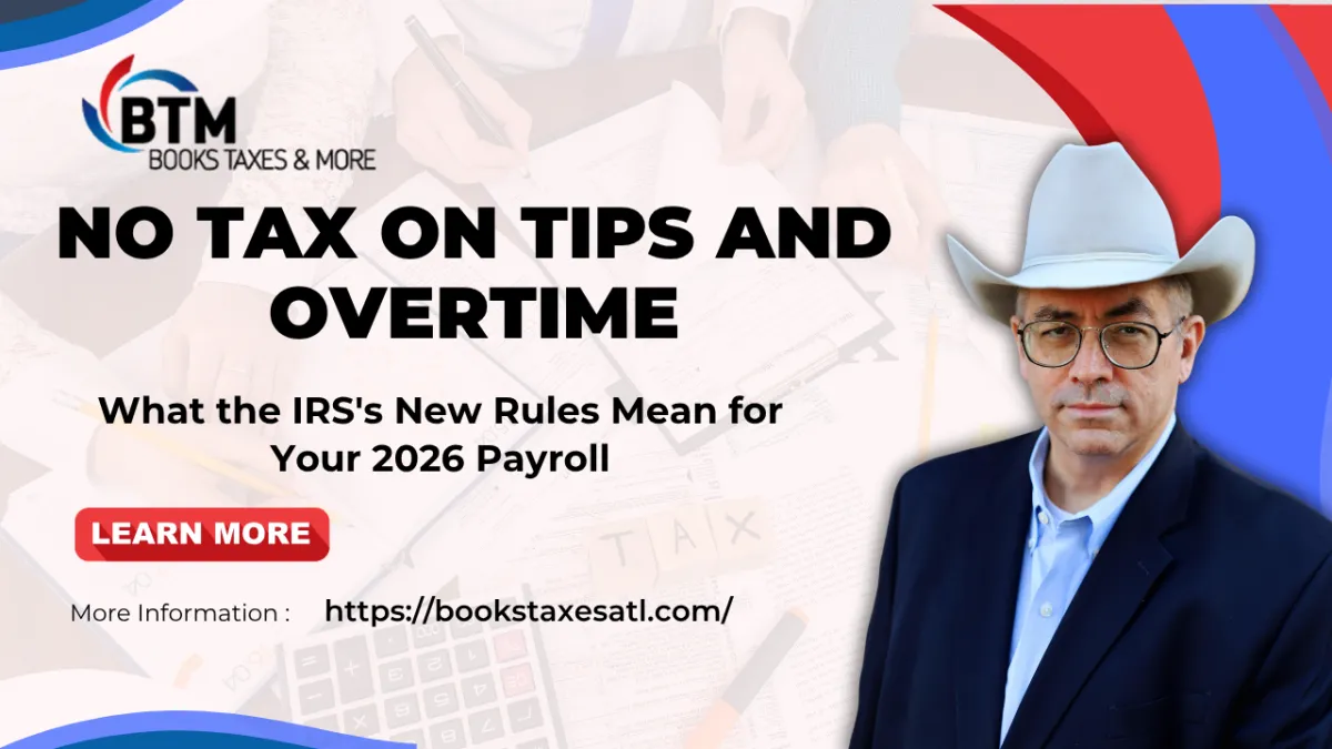 No Tax on Tips and Overtime: What the IRS's New 2026 Payroll Rules Mean