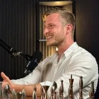 an apple logo is shown on a black surface