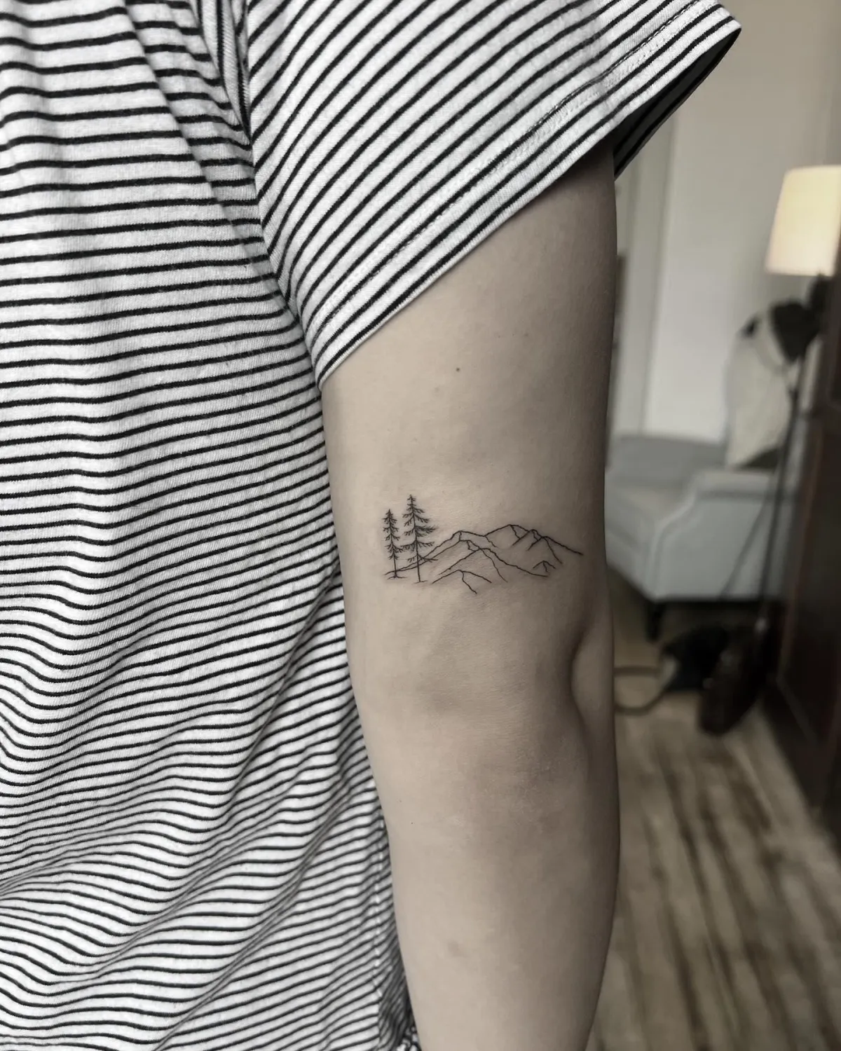 Scorpion tattoo Micro realism on the arm