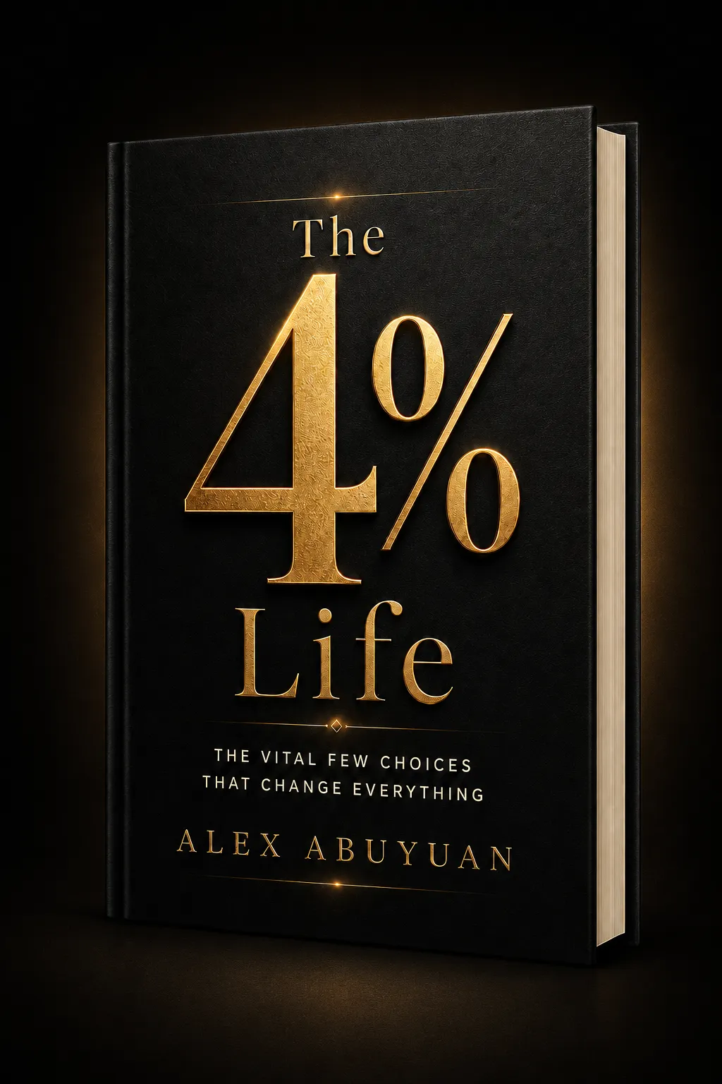 Book cover for The 4% Life by Alex Abuyuan