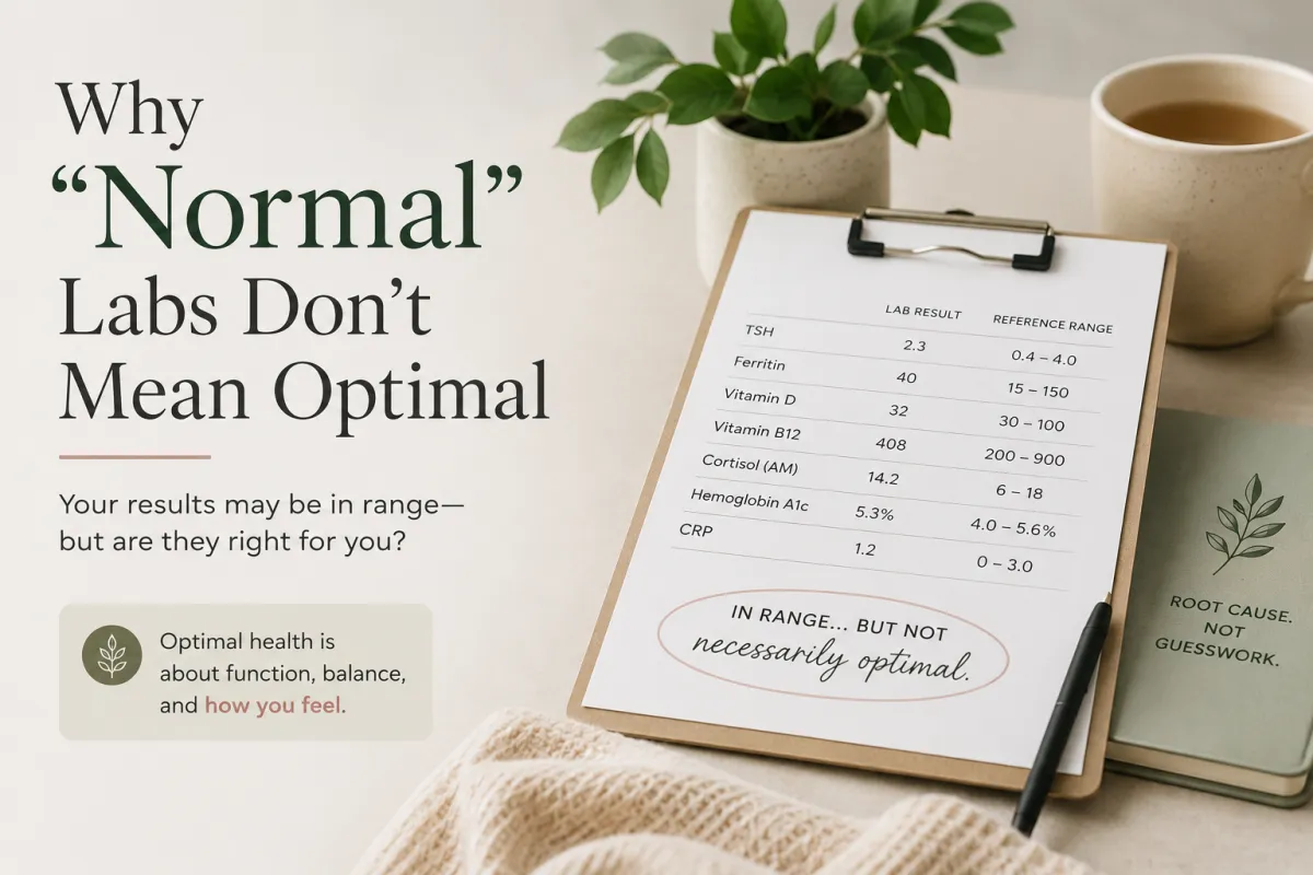 Why "Normal" Labs Don't Mean Optimal