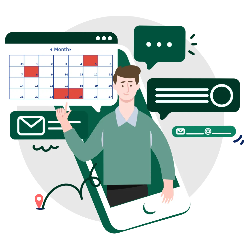 TRGGANT CRM Booking Calendar