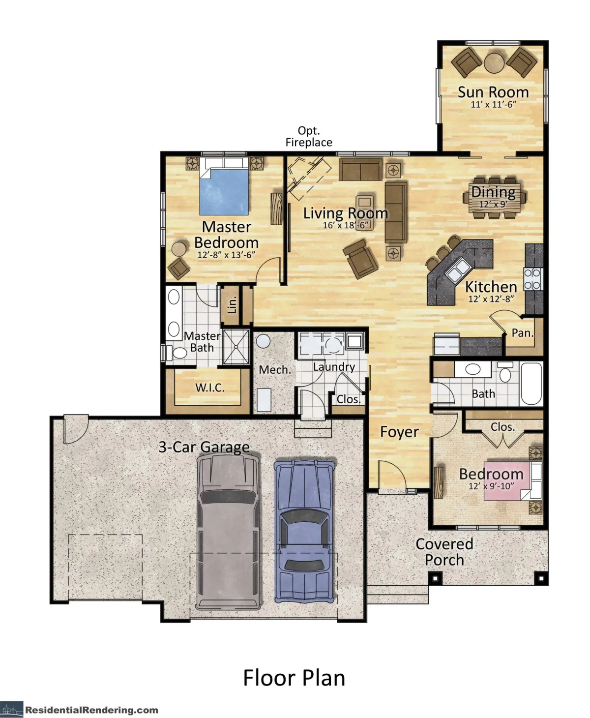 Cottage Floor Plan Thomas Allen Homes