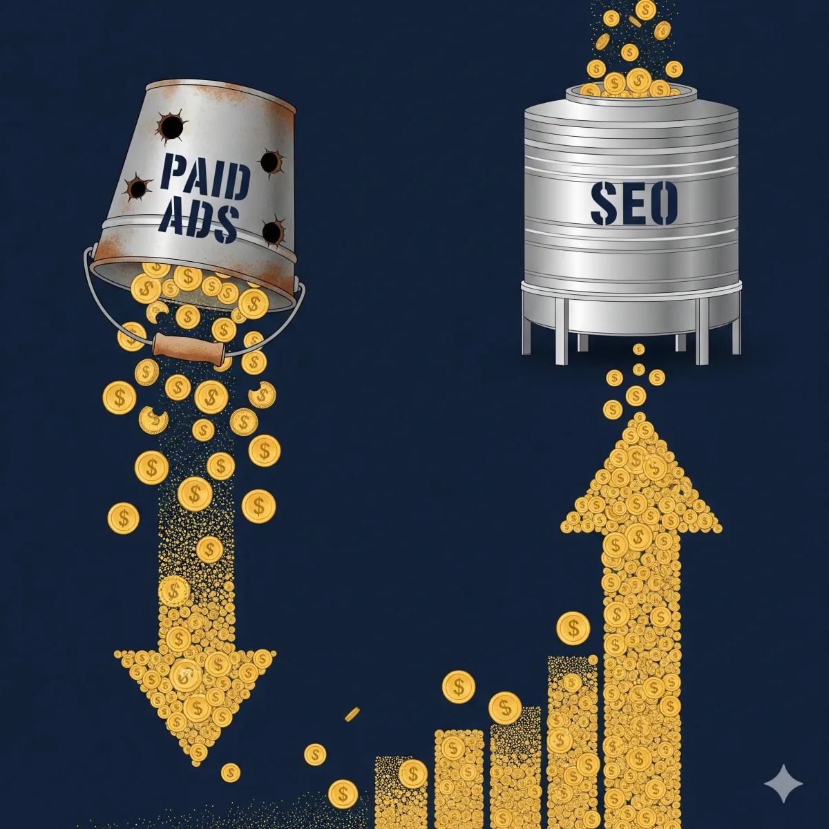 image of paid ads cost vs seo.