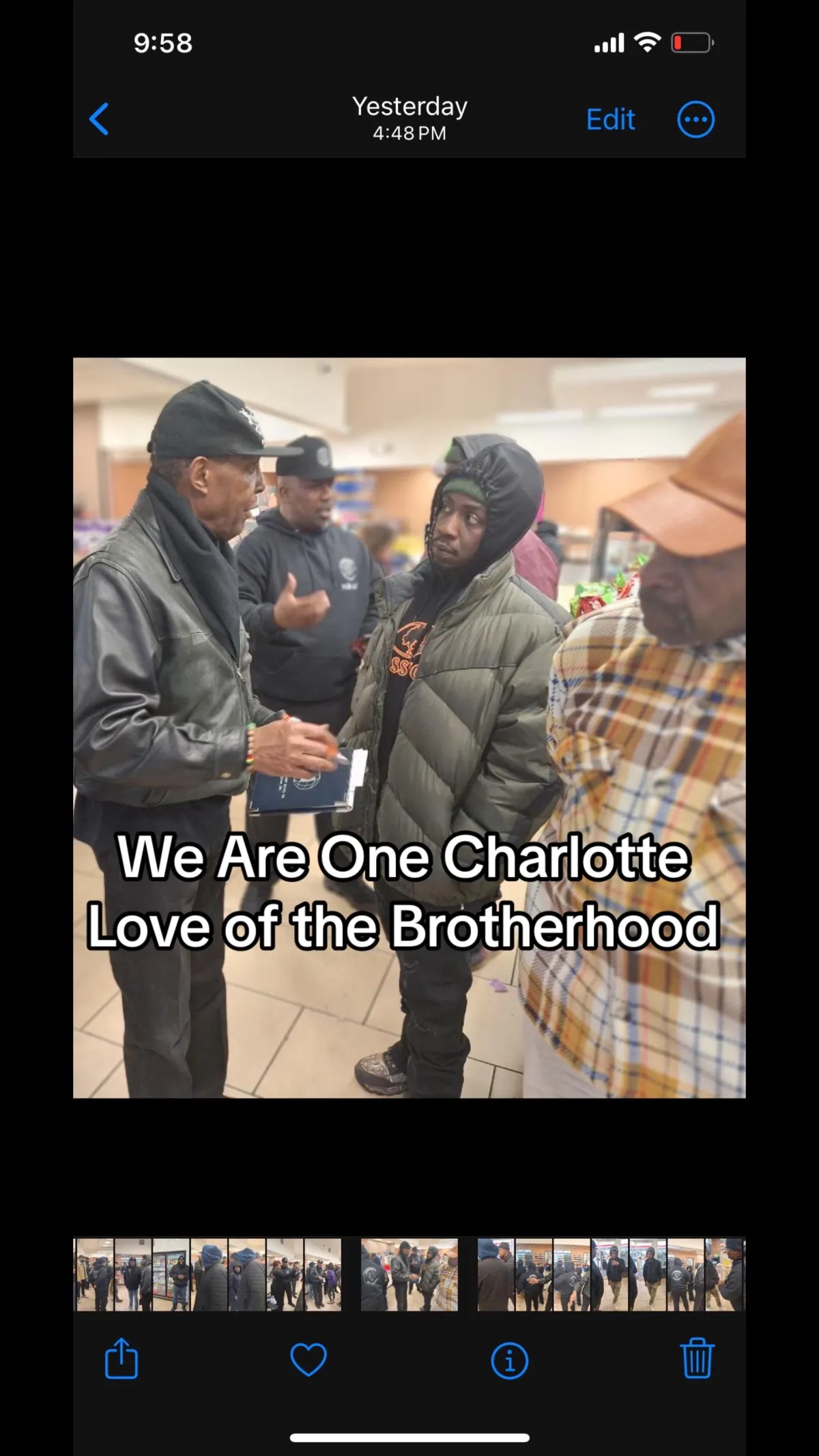 We Are One Charlotte Community Engagement inside 7Eleven