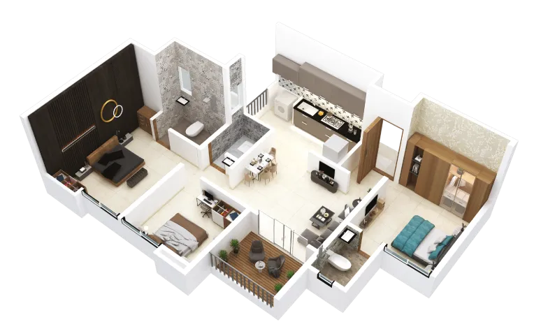 1-BHK-Floor-plan