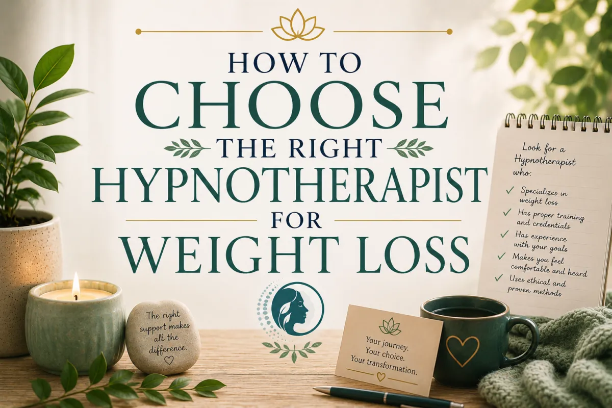 Choosing the right hypnotherapist for you