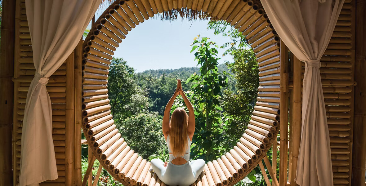 Yoga in Bamboo Retreat