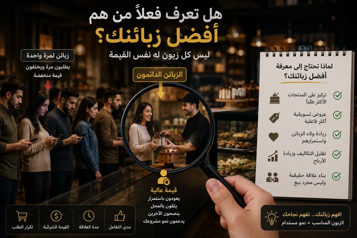 كيف تكتشف أفضل زبائنك في محل الحلويات وتضاعف ولاءهم؟