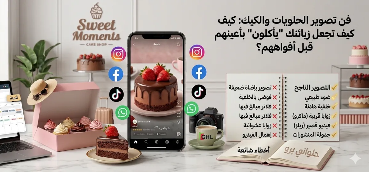 فن تصوير الحلويات