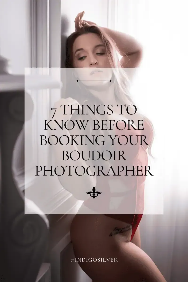 How to book a boudoir photographer