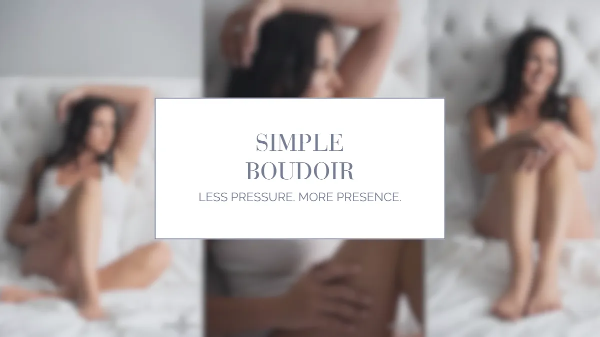 Simple Boudoir | A Minimalist, Natural Boudoir Session