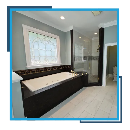 Bathroom remodeling project in Chapel Hill, NC