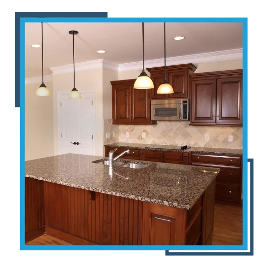 Modern kitchen remodeling project in Raleigh, NC