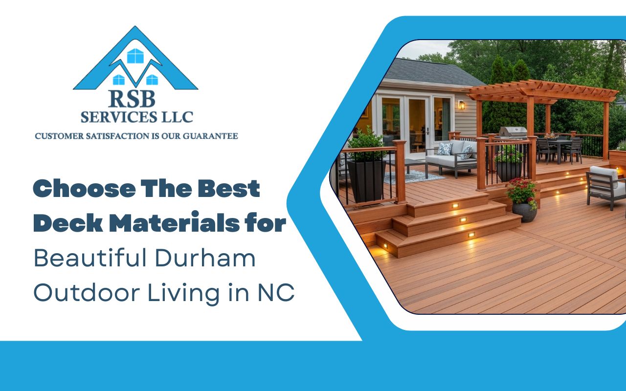 Choose The Best Deck Materials for Beautiful Durham Outdoor Living in NC
