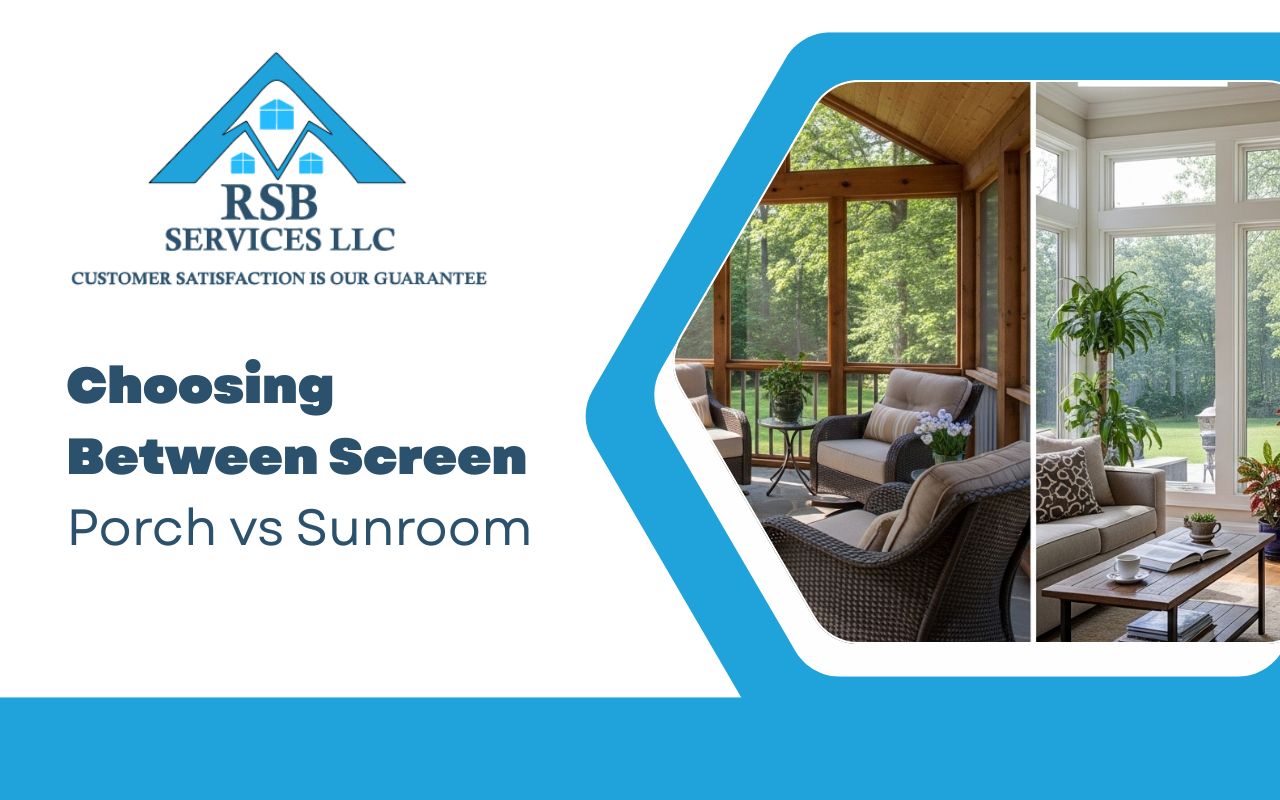 Choosing Between Screen Porch vs Sunroom