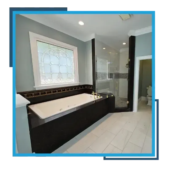 Bathroom remodeling project in Chapel Hill, NC