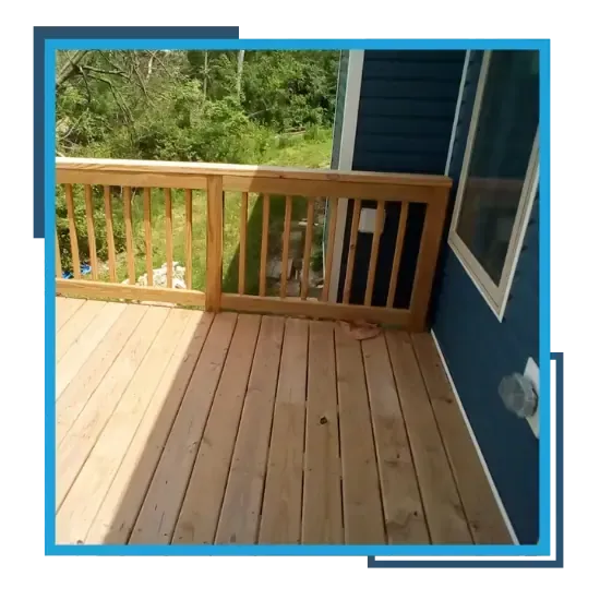 Custom deck construction and design for outdoor living spaces in Durham, NC.