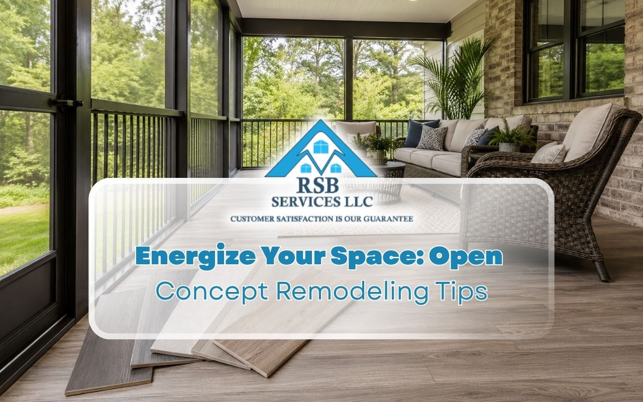 Open Concept Remodeling plan for a brighter connected home layout