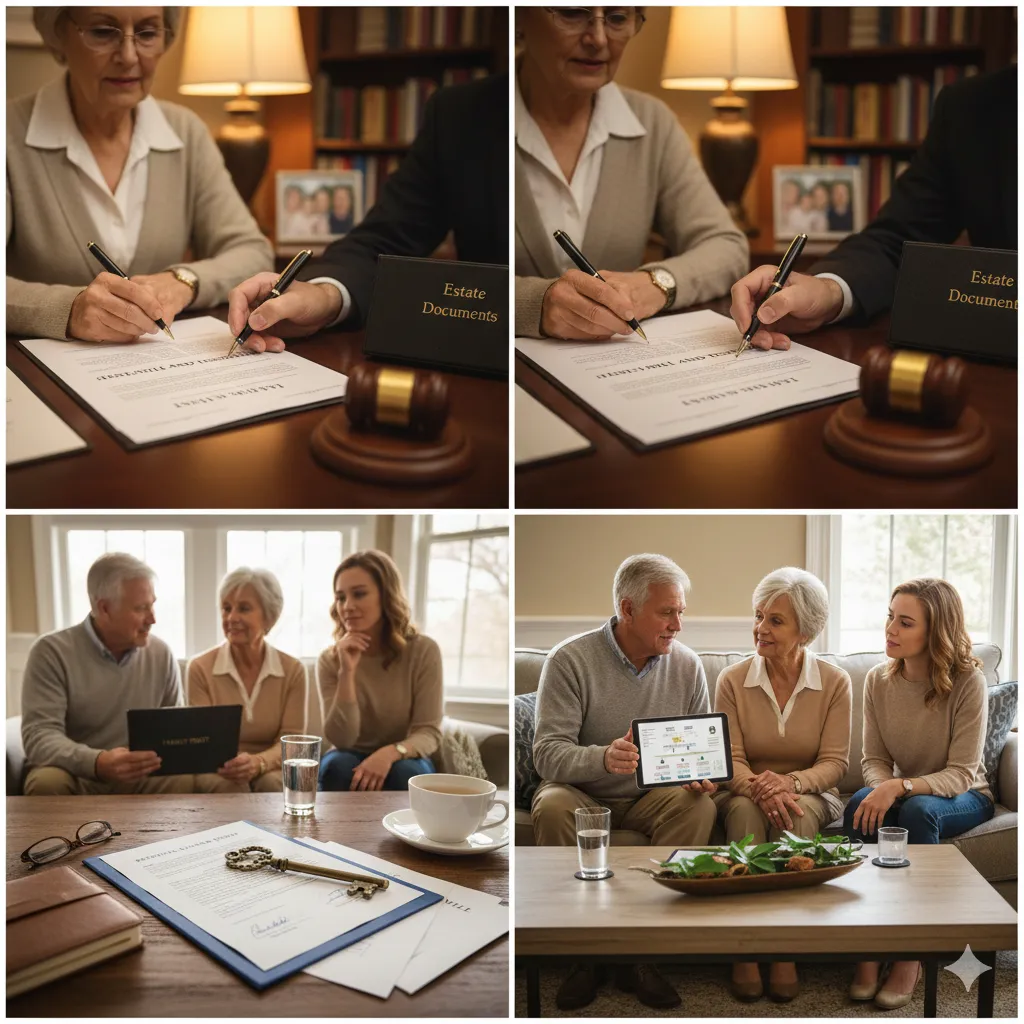 white security camera on post