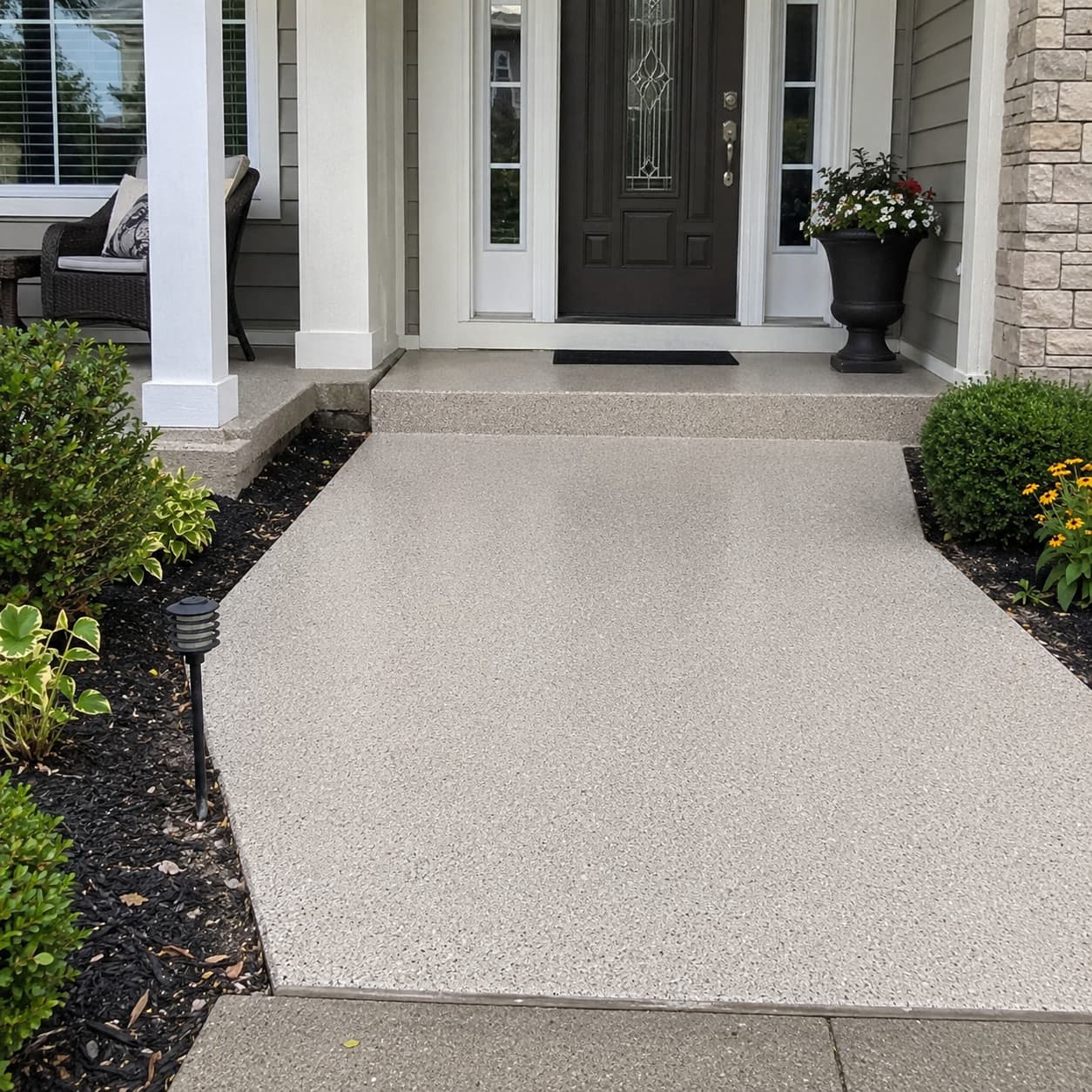 Exterior Epoxy Walkway in Minnesota