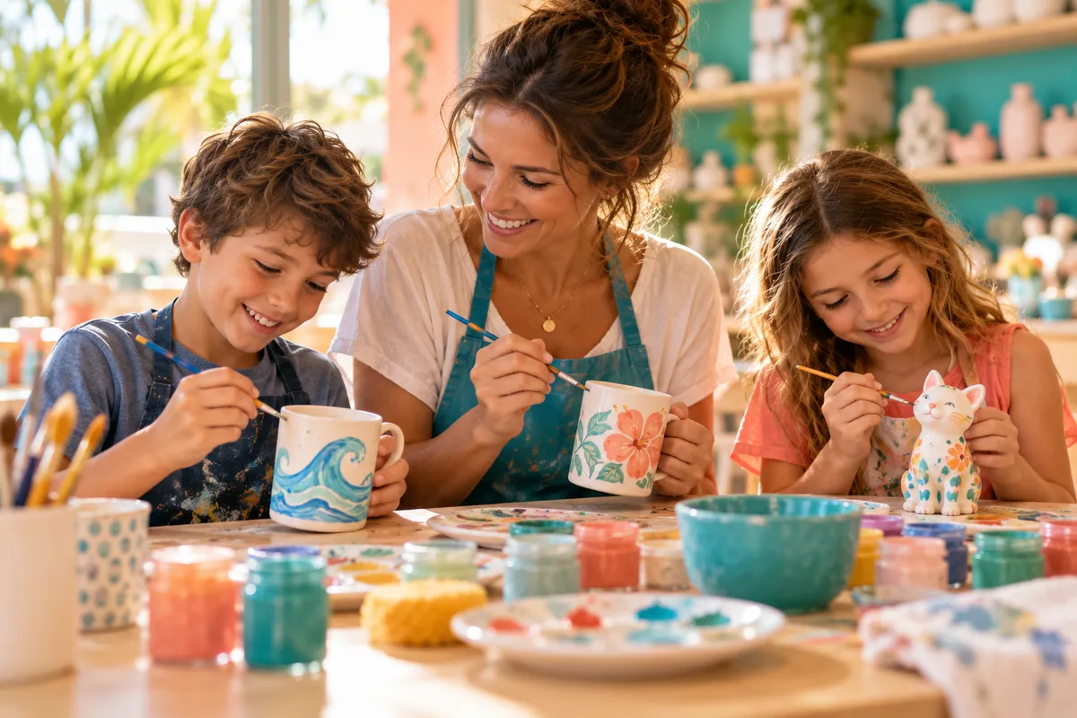 Family Activities Near Boynton Beach: Plan a Pottery Painting Day in Delray