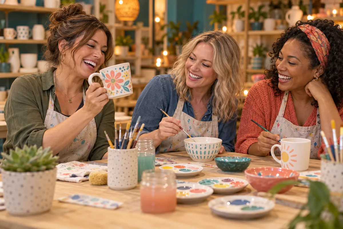 Girls' Night in Delray Beach: Trade the Group Chat for a Paintbrush
