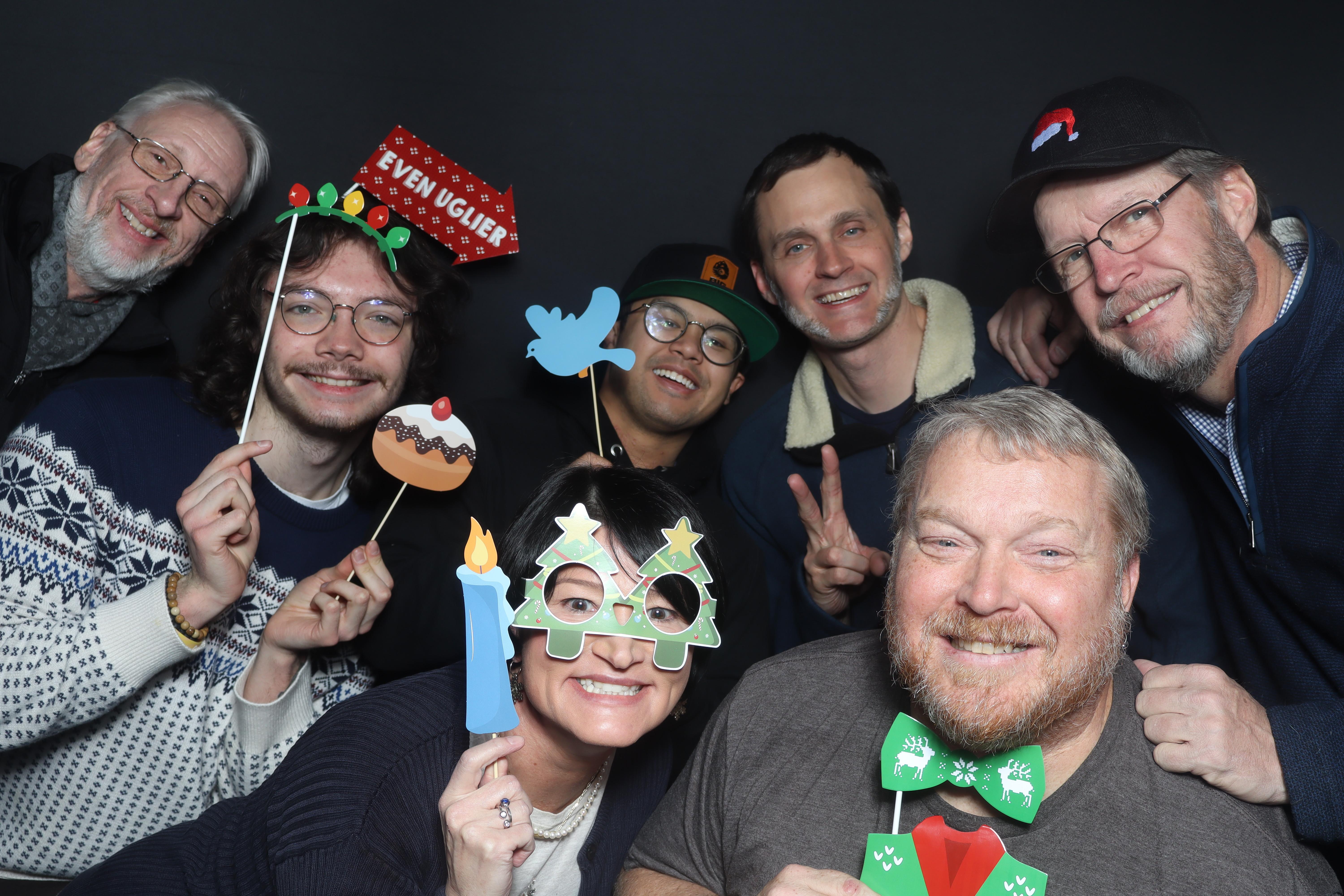 Image of people at the photo booth in Baltimore