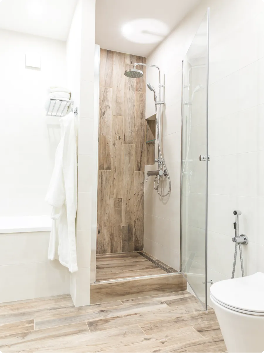 walk in shower