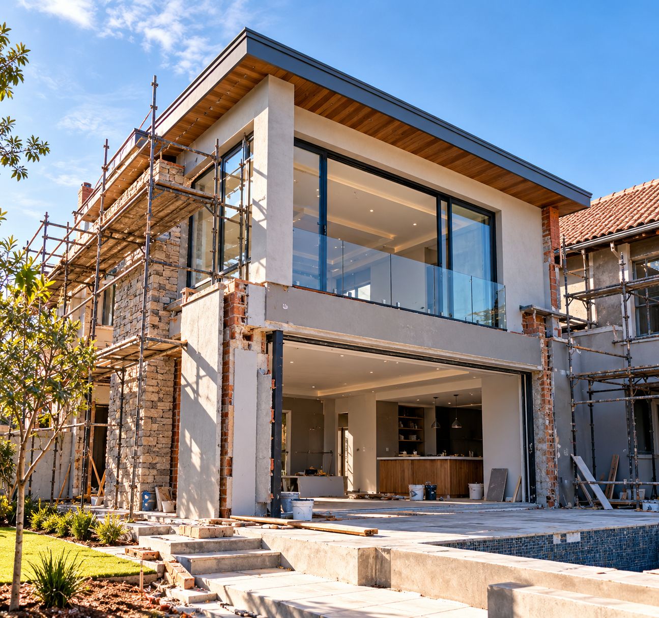 Professional property renovation team at work in Gauteng