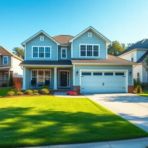 Modern renovated Wendell, NC home with fresh siding, new roof, updated windows, lush yard, and inviting porch.