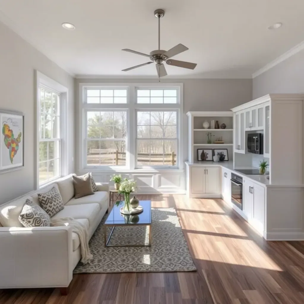 Charming Princeton, NC home with porch, undergoing restoration with new trims, fresh paint, and lush greenery in the yard.
