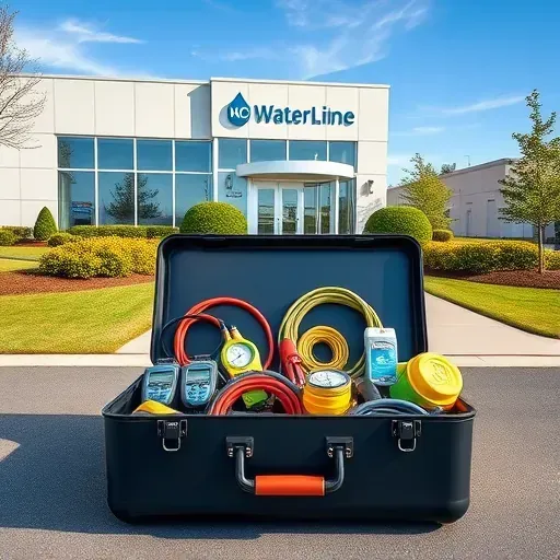 Oxford, NC water damage restoration company's modern facility with landscaped surroundings, logo, and top-grade tools.