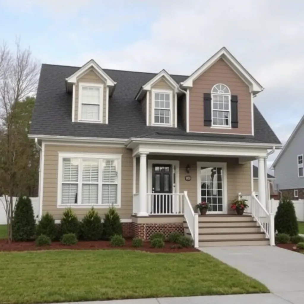 Restored Clayton home with modern farmhouse style, fresh paint, energy-efficient windows, landscaped yard, and welcoming porch.