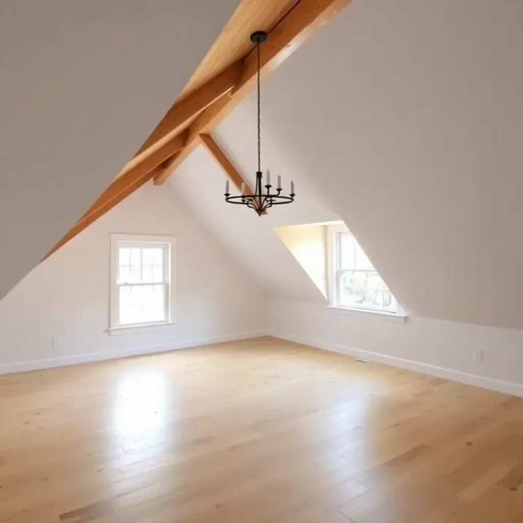 Attic restoration projects in Raleigh, NC showcasing improved insulation, beam repair, and roof sealing.