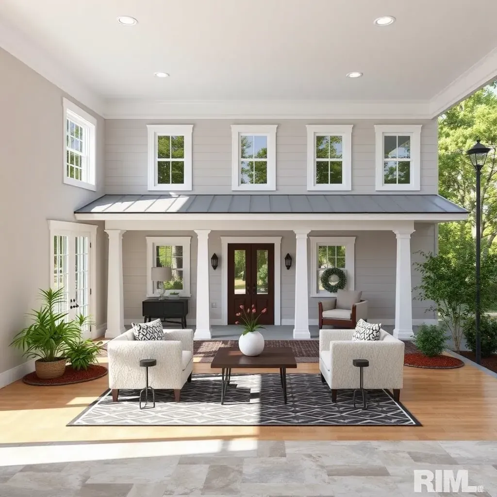 Social Image depicting Home Restoration & Remodeling in Middlesex, NC with before and after project visuals.