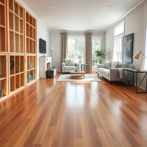 Water damage restoration in Spring Hope, NC: cleaned, dried interior with polished floors, restored drywall, and bright natural light.