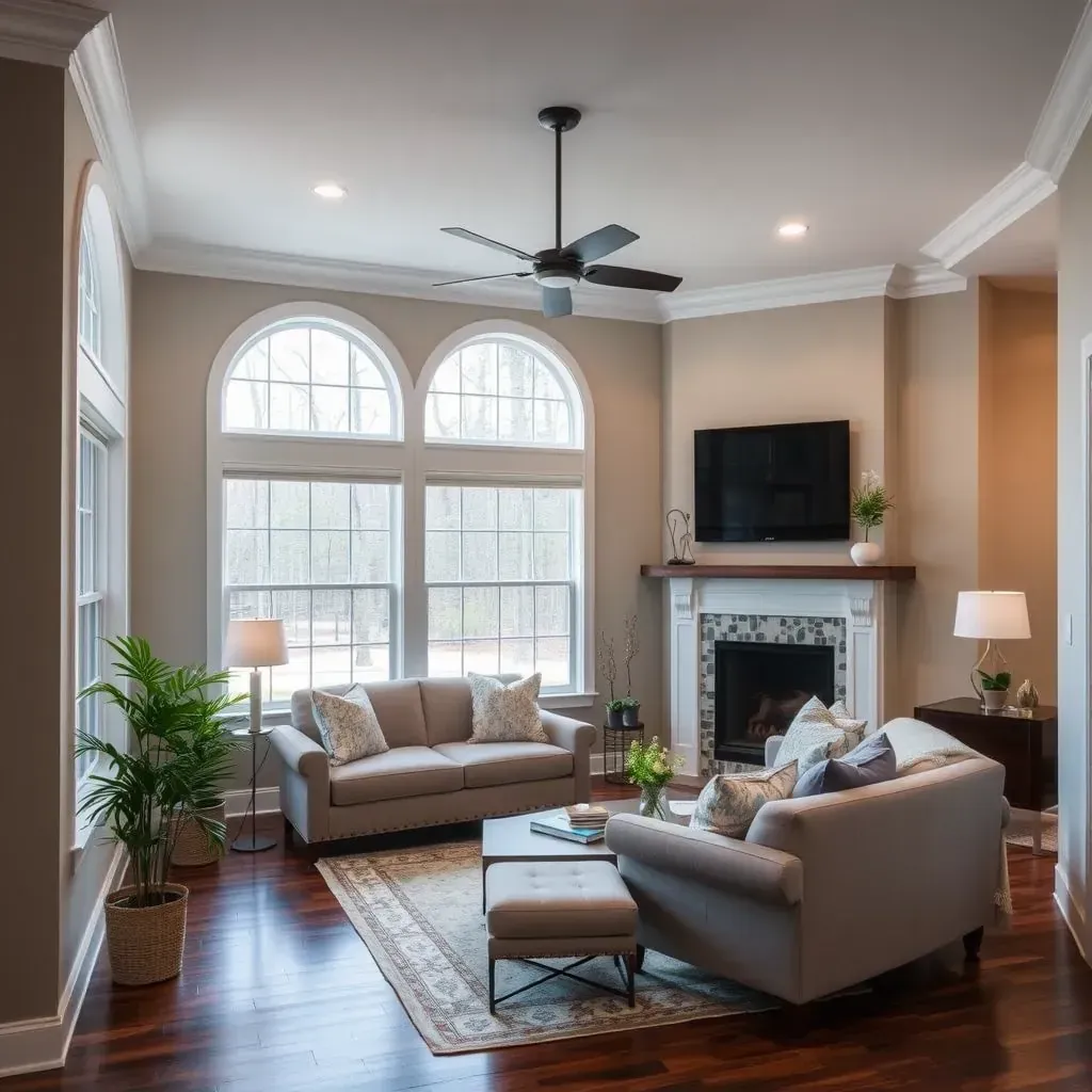 A renovated Apex, NC home with fresh paint, modern windows, landscaped yard, new porch, and ongoing remodeling details.