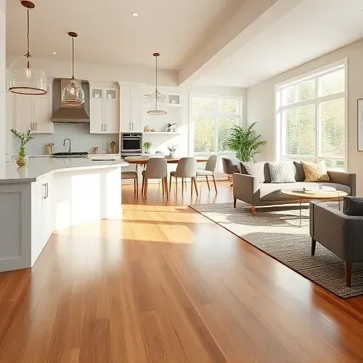 Recently renovated Lillington, NC home with modern interior, hardwood floors, new kitchen, bright natural light, and stylish decor.