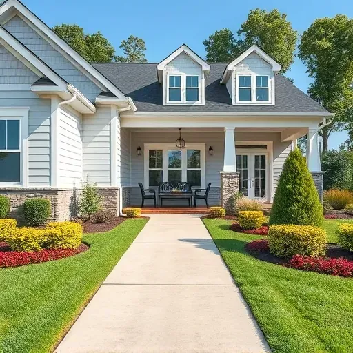Beautiful renovated Wendell, NC home interior with hardwood floors, modern kitchen, fireplace, and stylish decor.