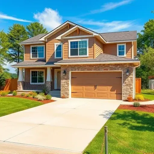 A beautifully renovated Apex, NC home with modern design, lush landscaping, and welcoming curb appeal under natural sunlight.