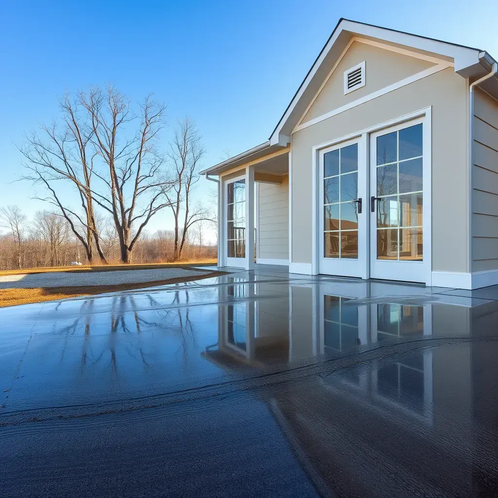 Water damage scene in Hillsborough, NC home with warped floors, stained walls, and restoration equipment in use.