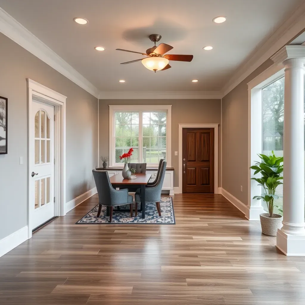 Home renovation in Fuquay-Varina, NC showing updated exterior, building materials, landscaping, and ongoing remodeling.