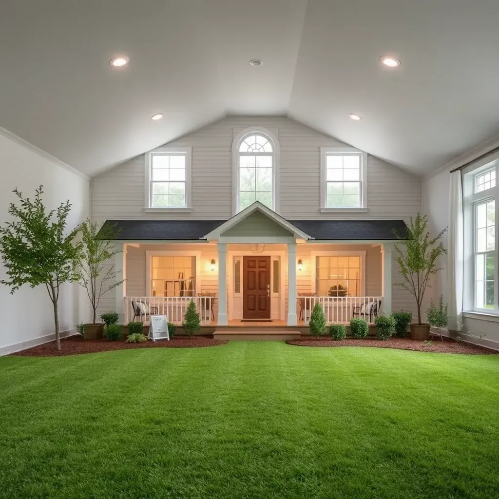 Charming renovated home in Spring Hope, NC with fresh siding, landscaped yard, and visible remodeling activity.
