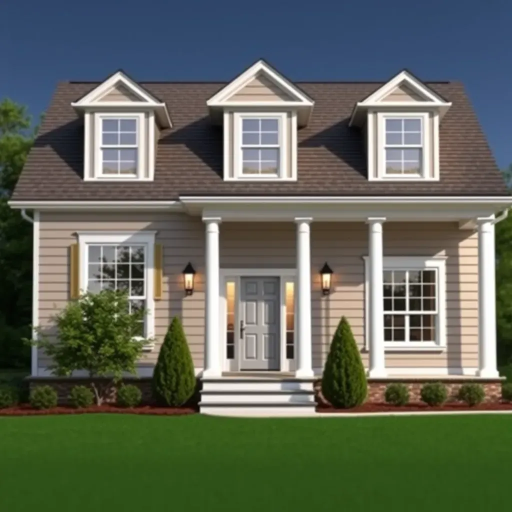 Home renovation in Wendell, NC showing a updated house, landscaped yard, new windows, construction materials, and ongoing remodeling.