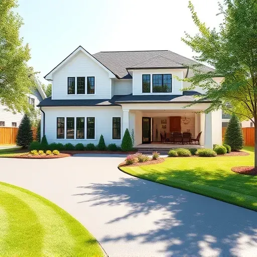 Beautiful home in Holly Springs, NC with modern exterior, lush landscaping, and inviting interior decor.