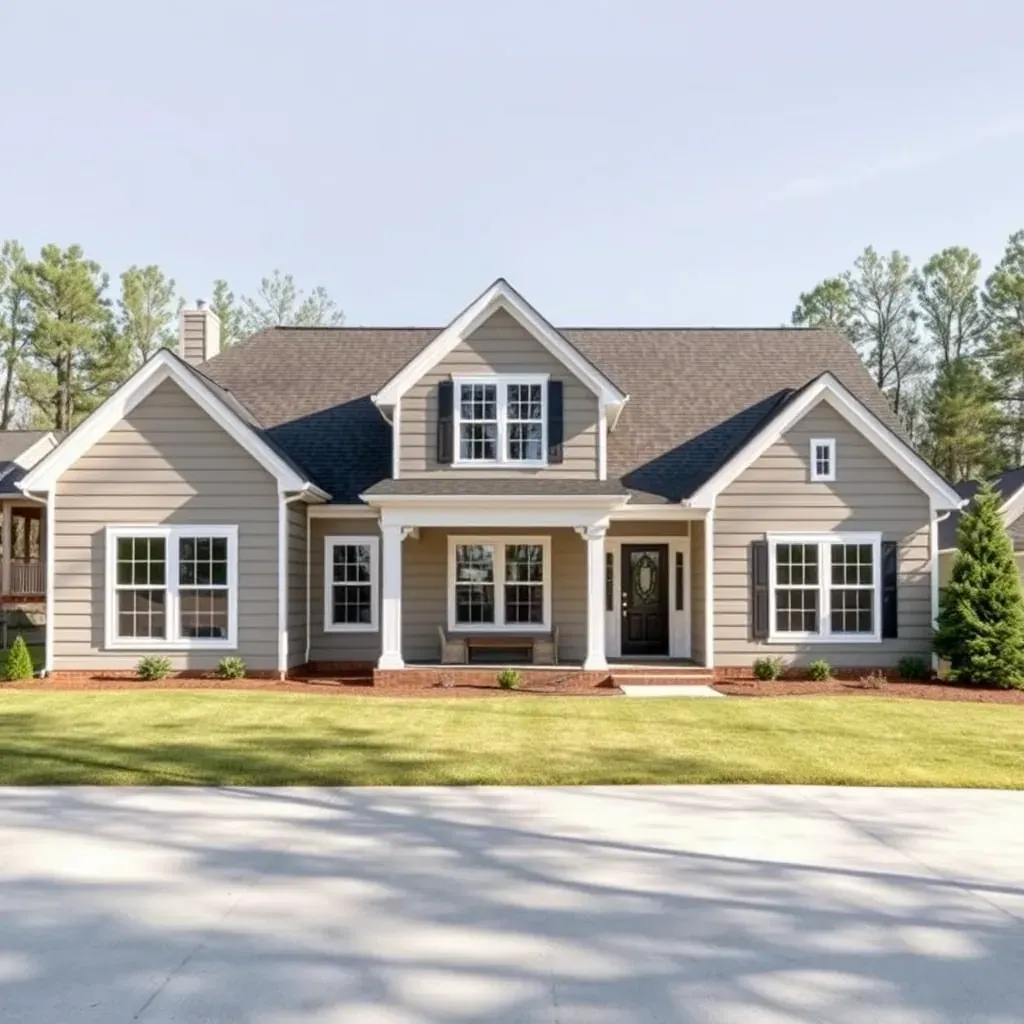 Home Restoration & Remodeling in Clayton, NC showing before and after renovation images.