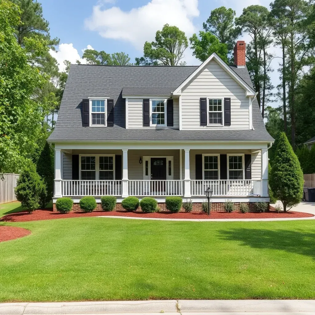 Home Restoration & Remodeling in Knightdale, NC showing a renovated kitchen with modern cabinets and countertops.